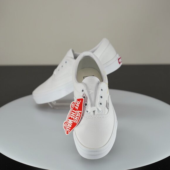 Vans Era White & Yellow Women's Sneakers - Size 7 - Picture 4 of 9